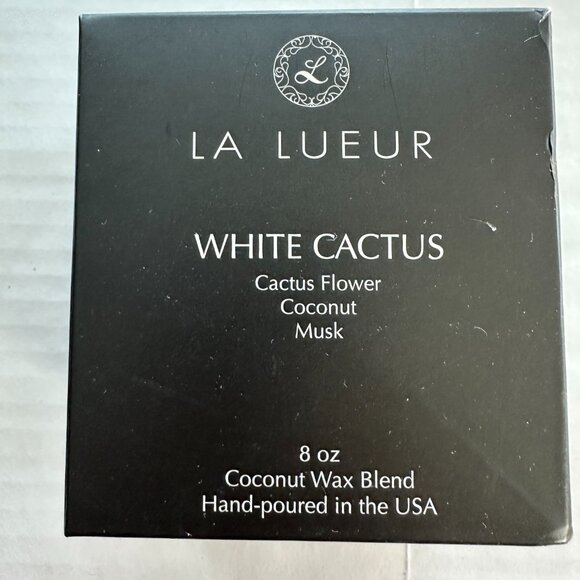 La Lueur candle, White Cactus, 8 oz, coconut wax blend, NEW in box - Picture 8 of 8